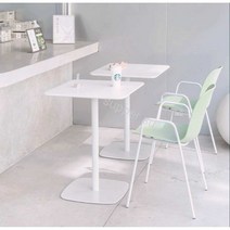 미니 사각 테이블 식탁 2인용 탁자 카페 식당 원룸, 80cm 올 블랙