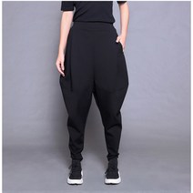 WH-NJP 여성 배기바지 똥싼바지 루즈핏 밴딩 똥싼바지 DMC266