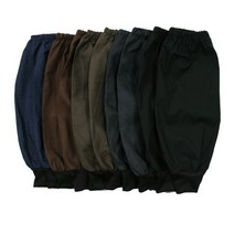 estup 작업용 무지 면 팔 토시 용접용 남성 암워머, 어두운 계열