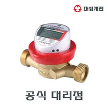 대성계전 전자식 수도미터 15A-110MM 단갑 (부속별도) 50대 미만 판매불가