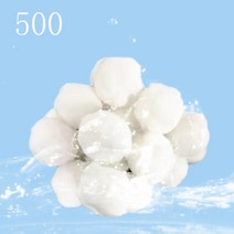 수영장여과기 흰색 수영장 다층 물 여과 환경 청소 장비 정수 필터 정수 섬유 공, 700g, 하얀