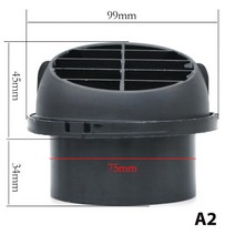 자동차 머플러 배기 튜닝 소음 공기 환기 덕트 1 개 팔꿈치 파이프 출구 배기 커넥터 결합기 디젤 주차 히
