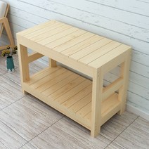 2자 3자 원목 어항 축양장 수조 선반 어항받침대 수족관 다이 어항다이 홈, 60 x60 x 70 로그
