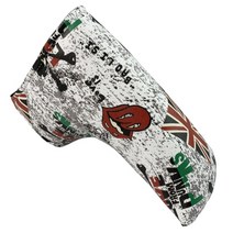 아이언통커버 골프헤드 블레이드 말렛 퍼터 클럽 용 마그네틱 클로저 퍼터 soft pu anti-scratch golf headcovers 28, 벨크로 잠금