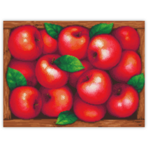 블링블링 DIY 캔버스형 보석십자수 60 x 45 cm, 1세트, CV-032 (재물홍사과)