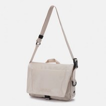 데상트 스포츠베이직 메신저백 S 214062, BEG0_BEIGE, F