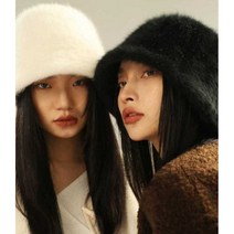 겨울버킷햇 벙거지모자 울 데일리 가을 앙고라 패션
