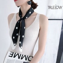 트루러비 라우번 트윌리 땡땡이 스카프