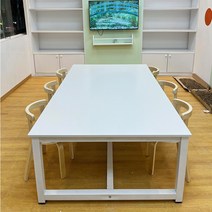 어린이 미술 학원 책상 테이블 어린이집 유치원 공부방 넓은책상 교습소, M 140x120x60