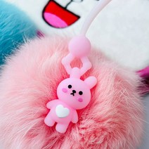 MLX921615인형뽑기 토끼개구리 펜슬 학생 볼펜, 1 핑크토끼