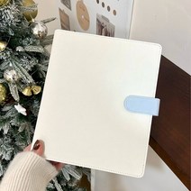 포토북제작 사진첩 IFFVGX 마카롱 A5 Kpop 포토카드 바인더 PU 포토 앨범 아이돌 그림 카드 보관 카와이 학교 문구, [01] binder only