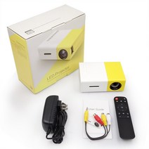 YG300 LED 미니 프로젝터 USB 3D 프로젝터 홈 미디어 플레이어, UK Plug
