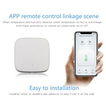 Zigbee-Tuya 와이파이 온도 센서 감지기 무선 제어 스마트 구글 홈 알렉사, 한개옵션0