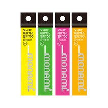 모나미 플립3 형광 리필심 0.7mm 형광핑크, 3개