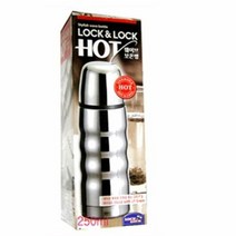 락앤락 보온병 핫웨이브 스텐 270ml 실버 텀블러 물통, 단일속성