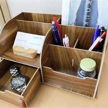 월넛 우드 데스크 수납장, 단품