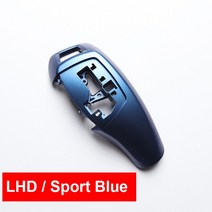 LHD RHD 리얼 세라믹 기어 시프트 레버 노브 커버 BMW M 스포츠 F20 F22 F30 F35 F32 F36 F10 F18 F07 F06 F01 F02 X3 X4 F25 F, [03] LHD Sport Blue