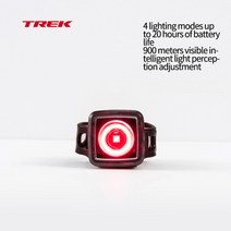 트렉 본트래거 플레어 R 시티 충전식 LED 로드 바이크 리어 라이트 미등, 검은 색