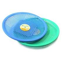 플라스틱 채반 (원형 직사각) 대형채반 소쿠리 광주리, 색상랜덤
