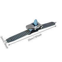 1pc 남성용 및 여성용 스노우 보드 홀더 고정 스트랩 조정 스키 스노우 보드 바인딩 스노우 보드 바인딩 버클 액세서리, 파란색