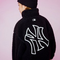 MLB KIDS 메가로고 후리스 NY Black