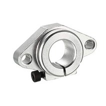 uxcell SHF16 Aluminum Linear Motion Rail Clamping Rod Rail Guide Support for 16mm Diameter Shaft, 1