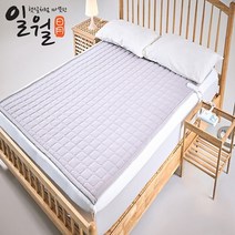 일월 스마트 순면 토퍼 카본매트 더블, 단품