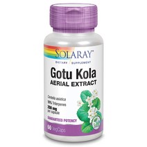 솔라레이 고투콜라 에어리얼 추출물 Gotu Kola 250mg 60정