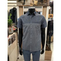[크로커다일] NC0033 봄 여름 풀오픈 셔츠형 티셔츠 CDAA7TS2433