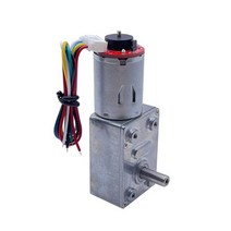 소형 DC 기어 모터 6V12V24V JGY-370 금속 감속 자동 잠금 정방향 및 역방향 높은 토크, 04 빨간_01 6V_01 2 Rpm