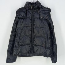 빈티지다온 티니위니 여 후드탈부착 암패치 웰론패딩 블랙FM