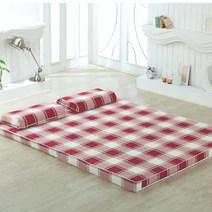 럭스앤펀 라텍스매트리스커버 퀸(Q) (150x200cm) 높이 3 5 7.5 15cm, 루이레드(퀸5cm)