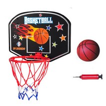농구 골대 소년 청소년 어린이 농구대 실내 놀이 장난감 걸이식 입학 선물, 트럼펫 파이어볼+공