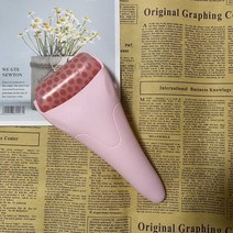 아이스롤러 페이스쿨러 얼굴 붓기 페이스 롤러 쿨 아이스 마사지 스킨 리프팅 도구 리프트 안티 링클 통증, 03 Pink
