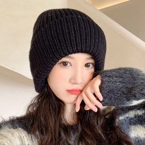 언니닷컴 구름 골지 비니 5color 루즈핏 여성 여자 겨울 모자