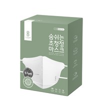 [숨랩] 숨쉬는 초청정 마스크 10박스 [100매입 화이트], 10매입