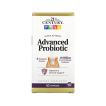 21센츄리 21세기 센트리 울트라 포텐시 어드밴스드 프로바이오틱 성인 200억 유산균 60 캡슐, 60정