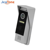 도어폰 아파트 현관인터폰 jeatone doorphone doorbell poe outdoor call panel of video intercom extra doorbell, 없음