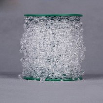 분광계 광도계 적외선 5 미터 인공 진주 비즈 체인 화환 꽃 DIY 웨딩 파티 부탁 신부 꽃다발 장식 베이지 화이트 핑크 레드, clear