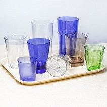 국산SK 가정용 업소용 PC 물컵 카페컵 식당컵 음료수컵, 밤색, D_유러피안컵, 1_180ml PC75NT