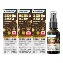 푸드버킷 캐나다 프로폴리스 스프레이 3병, 단품, 단품