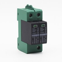 퓨즈 서지 보호 장치 SPD DC 2P 600V 000V 20KA ~ 40KA 서지 보호 서지 피뢰기 하우스 딘 레일 태양광 서, 02 Gold_0 20-40ka 600v