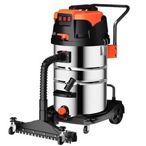 산업용 진공 청소기 다기능 브러쉬 패키지 건습식, 60L 푸시 및 흡입 듀얼 모터 3600W