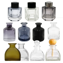 차량용 디퓨저 용기 향수 방향제 자동차 미니 공병, 미니헥타곤 브라운(뚜) 50ml