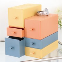 사무실 책상정리함 수납함 데스크 오거나이저, 20x10x5cm 옐로우