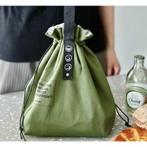 그린크레파스 골프보냉백 직장도시락가방 피크닉 도시락 파우치 캠핑 보냉백, 그린