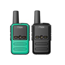 1/2/3 피스 미니 소형 워키 토키 태블릿 Freetalk 전화 노트북 핸드폰 패드 장난감 1 ~ 5Km UHF 선물 양방, 09 Green-Black_01 EURO