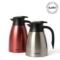 에지리 보온보냉 스텐 멀티팟주전자, 1000ml, 스텐실버