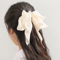 리본머리핀 진주헤어핀 IV