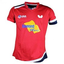 버터플라이 탁구복 레이디 USA 팀19 셔츠